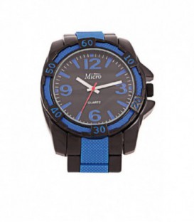 Reloj Micro Unisex Bisel Y Armi Azul-Neg - 213020